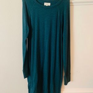Lou and Grey Teal Long Sleeve Dress